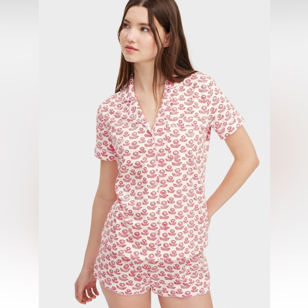 Roller rabbit x target women’s floral short sleeves and shorts pajama set